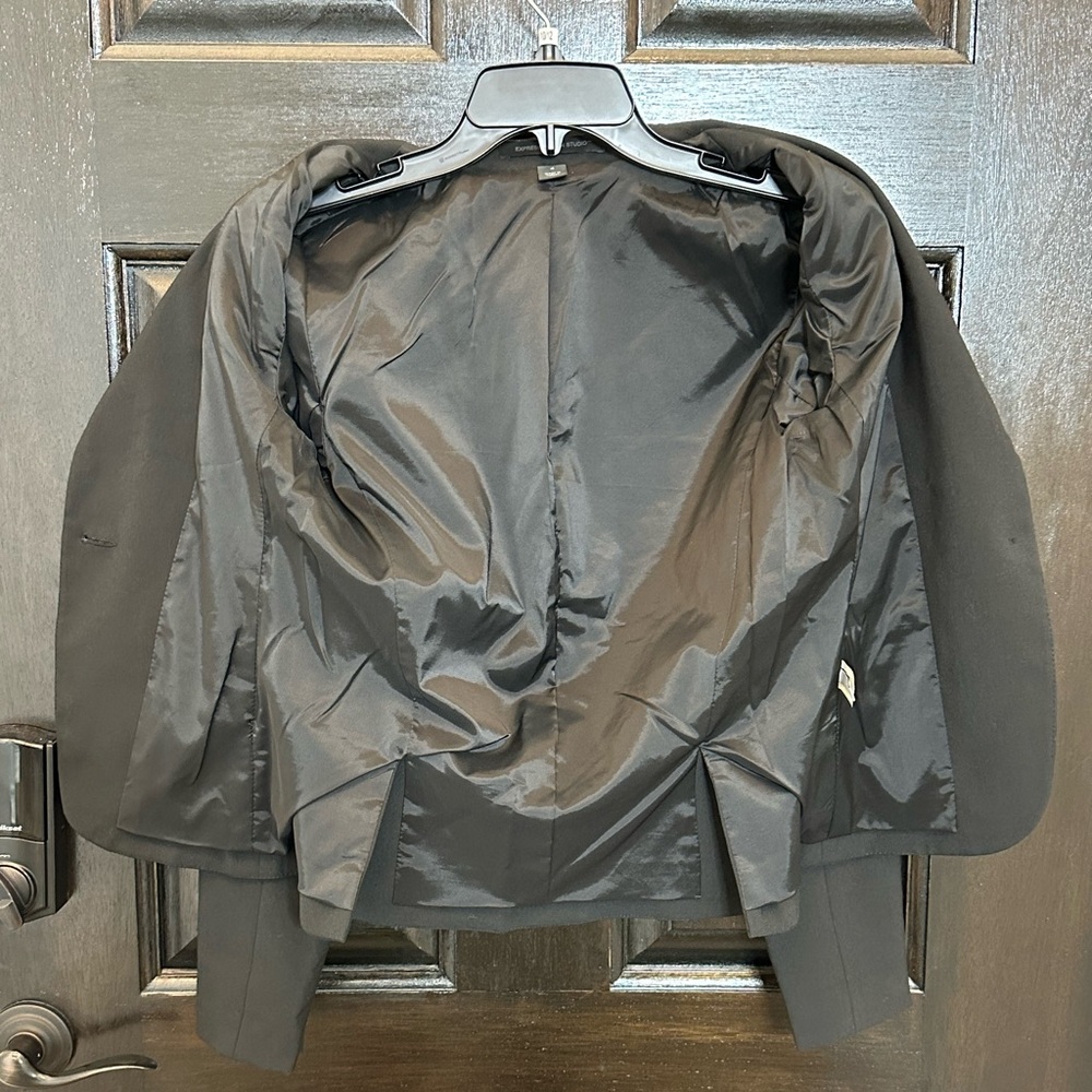 Express Notch Collar One Button Blazer Size 4 - image 4